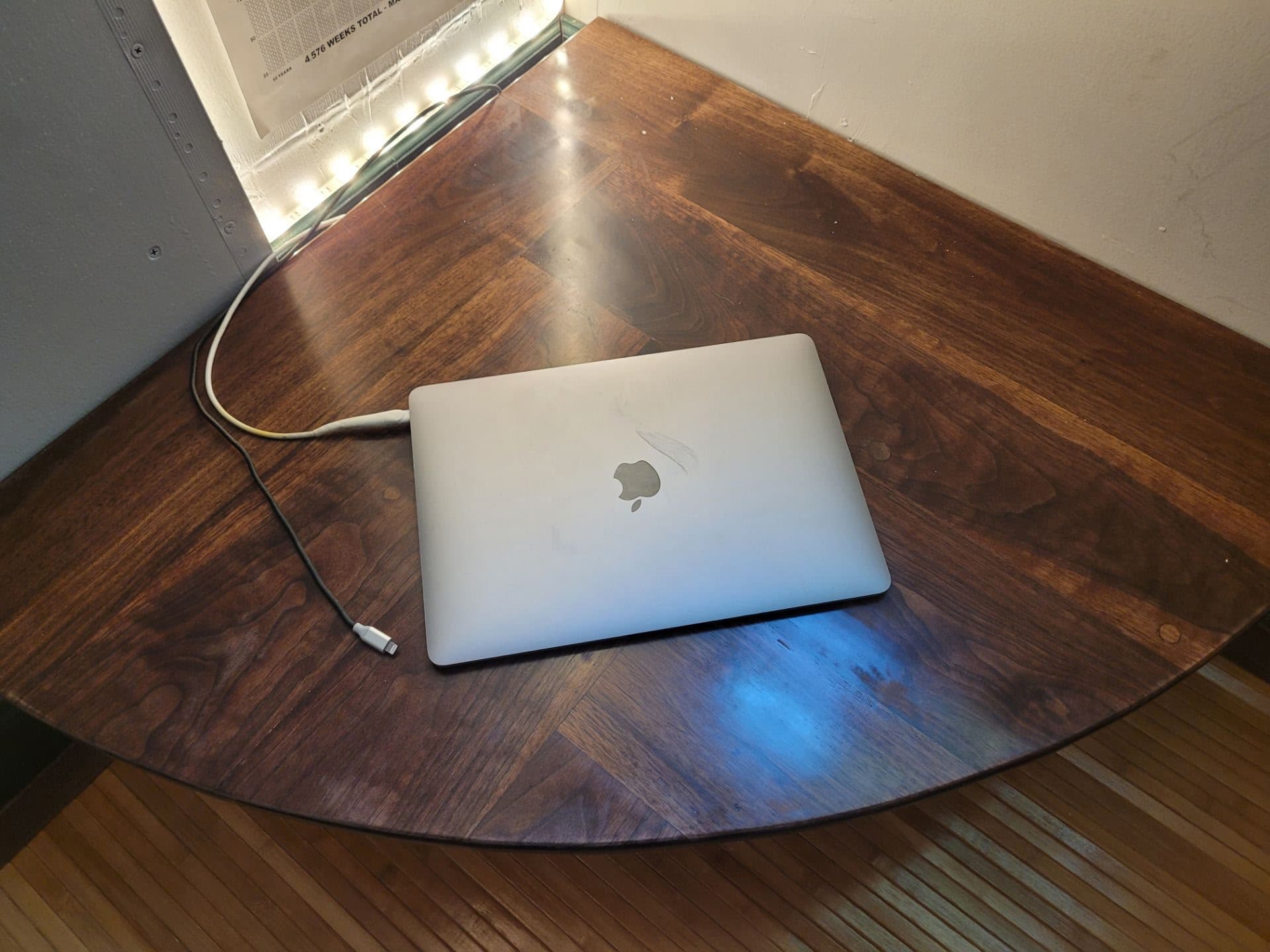 Walnut Corner Desk — photo 2
